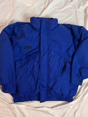 Columbia Sportswear Blue Whirlibird Ski Puffer Insulated Jacket. Men’s Large